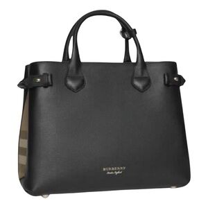 Burberry the Banner Leather Handbag